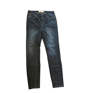 Soft surroundings high waisted skinny jeans jegging strerchy 10 tall dark wash
